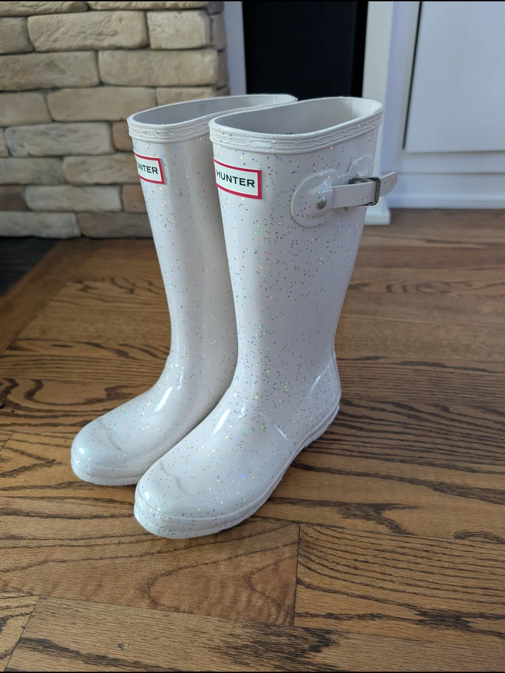 Hunter Girls Original Glitter Rain Boots